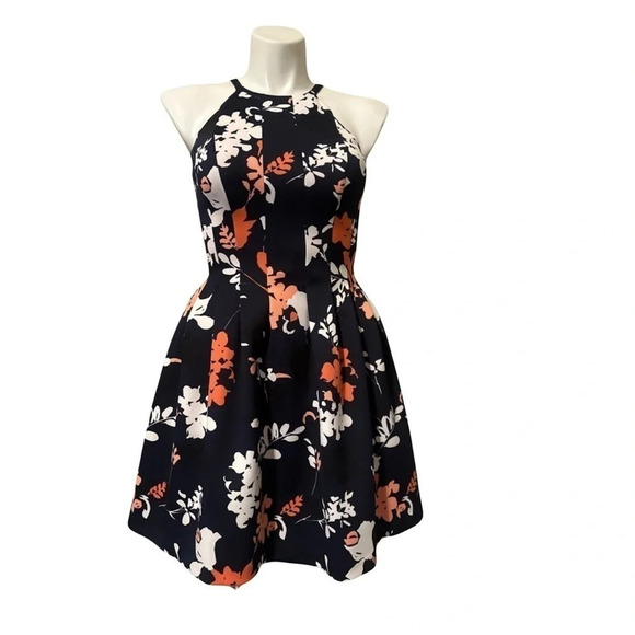 Vince Camuto Floral Dress Size L - Picture 1 of 3